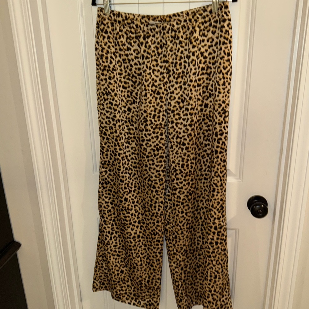 A New Day Leopard Print Wide Leg Pants